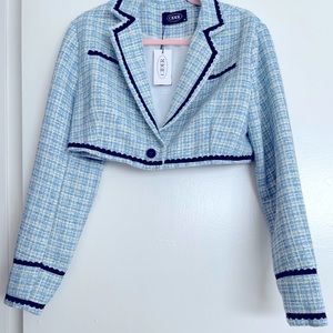 Tweed two piece jacket and dress set
